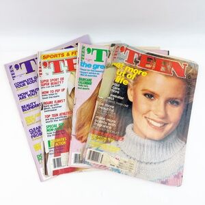 FOUR Teen Magazine 1980 1981 Ads Fashion Trends Music 80s Models Celebrities